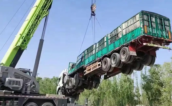 淄博道路脱困救援案例